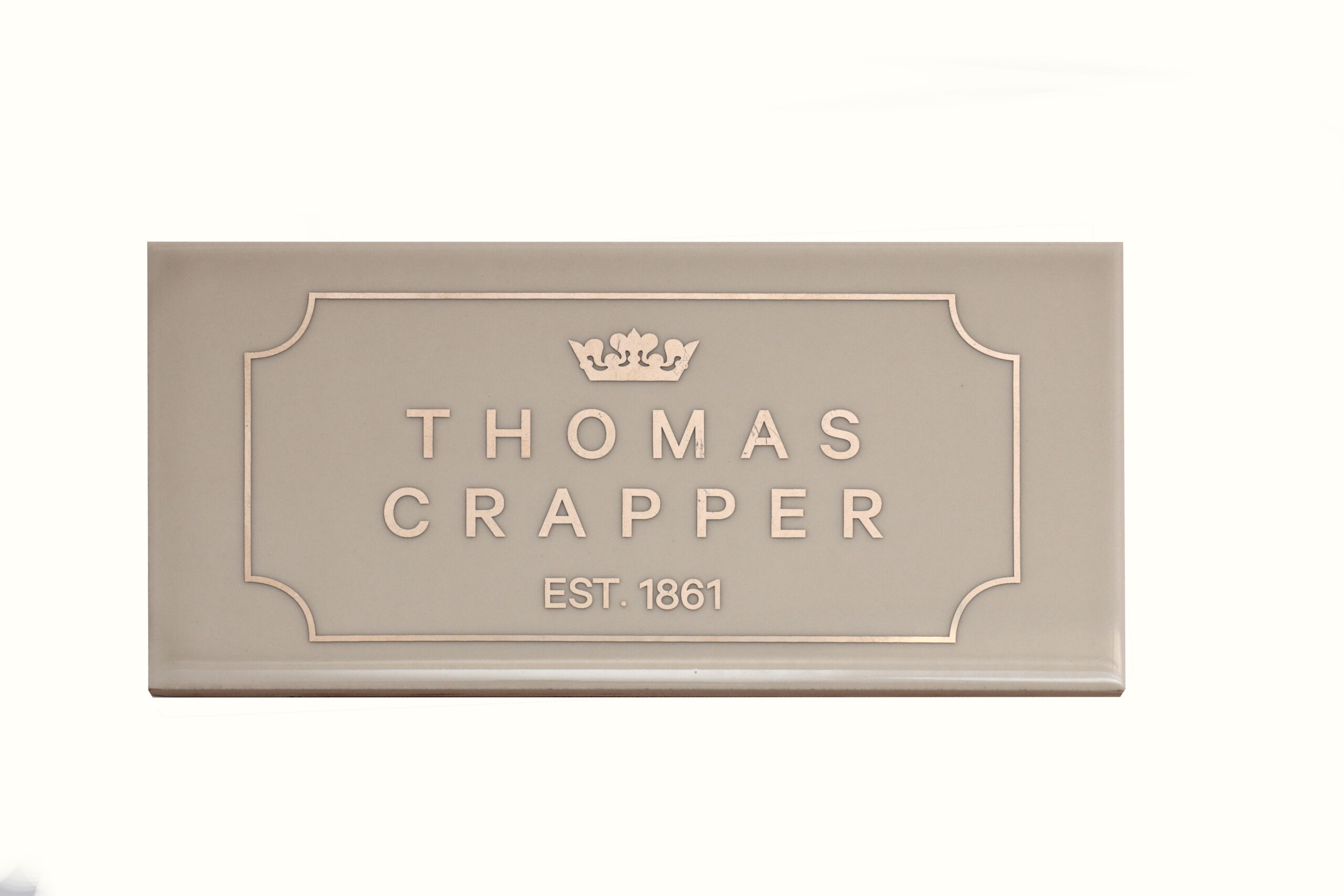 TCTINVEG Thomas Crapper Декоративная плитка с логотипом Веллум Thomas Crapper  - Вид №1