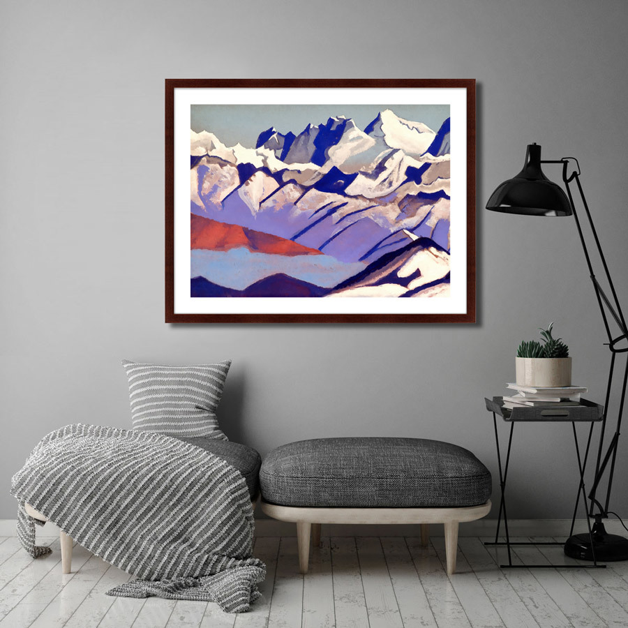 Картина "Эверест, 1936 г.", 32х42 см КАРТИНЫ В КВАРТИРУ  264849 Разноцветный  - Вид №2