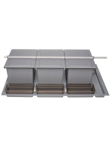 Система сортировки мусора Omega Top 900/36/4 Metallic Grey NAVAKO