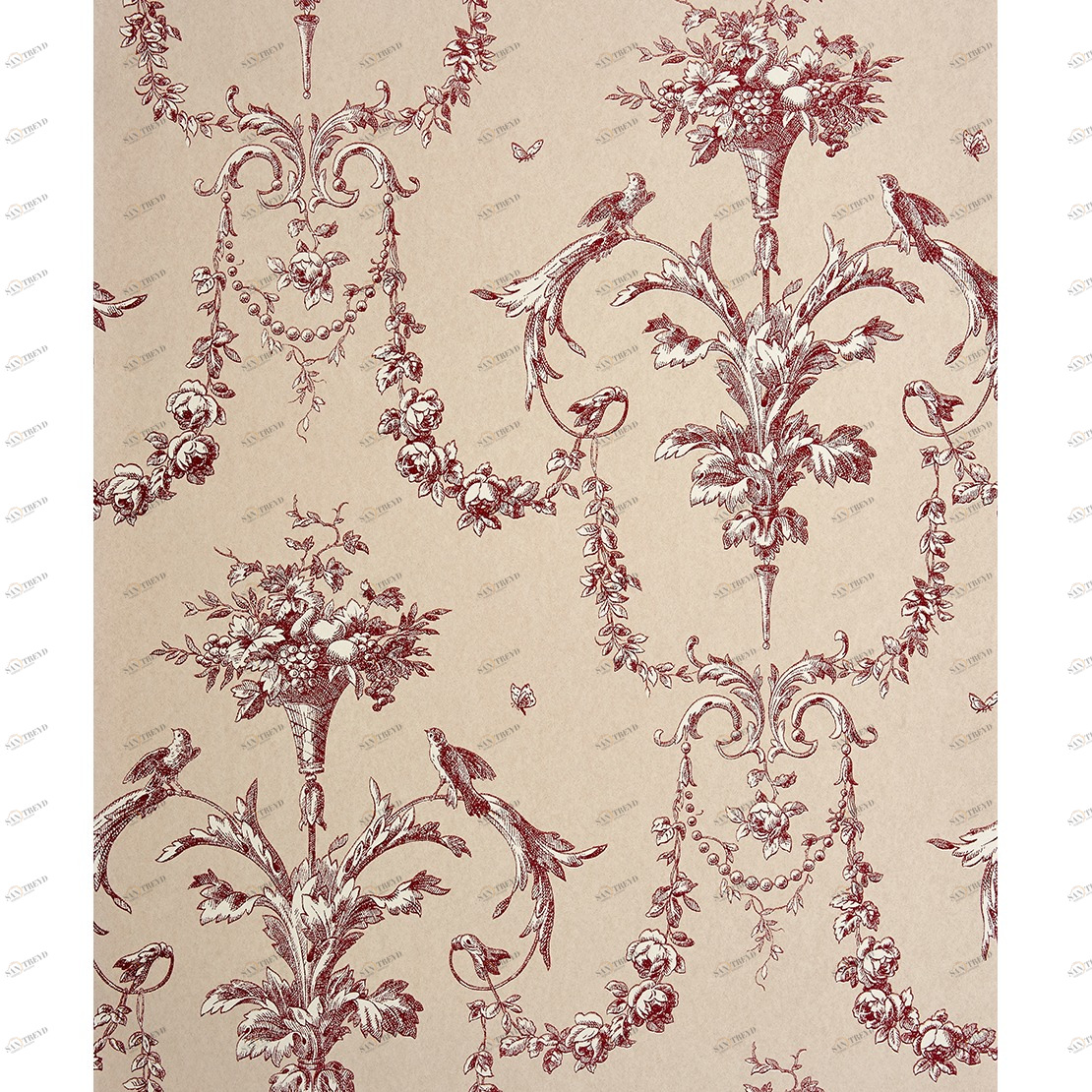 Рулон обоев CHANTILLY CHT22948131. Основа нетканый материал Casadeco