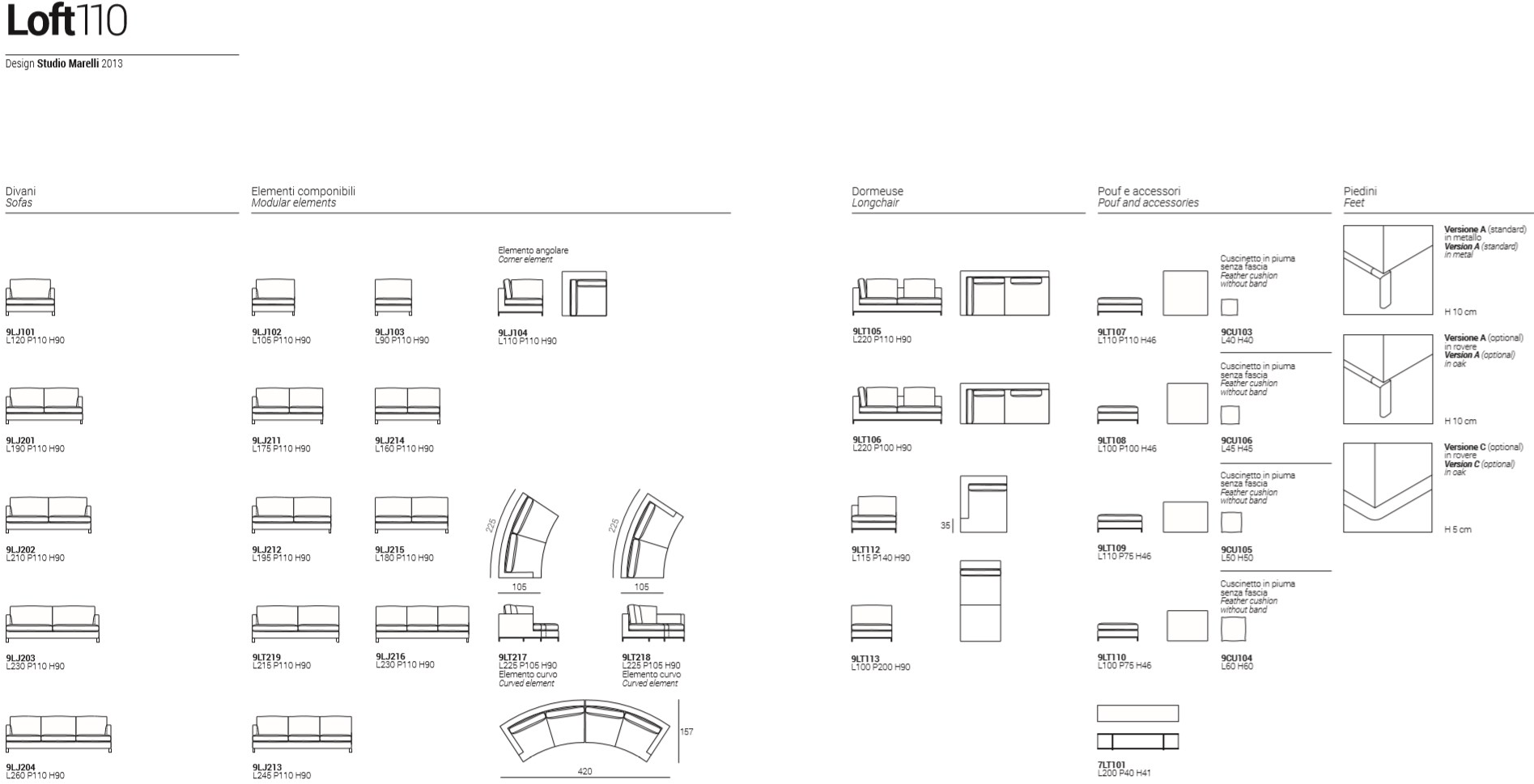 Marelli Модульный тканевый диван Loft sun-id-1514436 - Вид №5