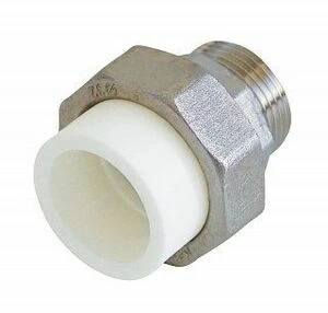 Муфта разъемная KALDE ECO D20х1/2" НР белая