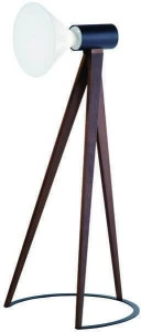 Roche Bobois Люминесцентный торшер из орехового дерева Accessoires