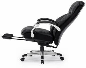 UE Chairs Кожаное кресло для руководителей с 5 спицами и подставкой для ног Cs