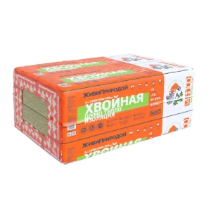 Хвойная шумо-теплоизоляция ЖивиПриродой 100 мм 600x1000 мм 2.4 м²