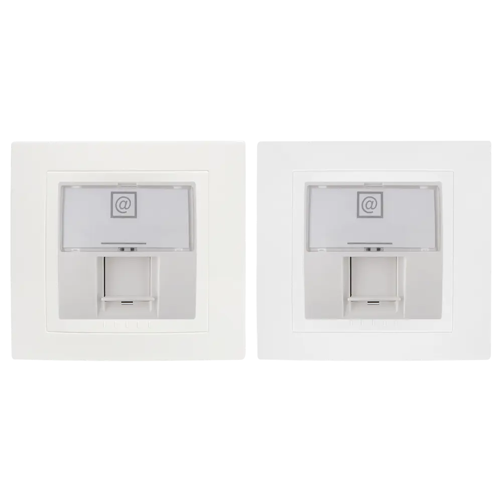 Розетка компьютерная встраиваемая Systeme Electric Unica RJ45 UTP cat 5e цвет белый 10157140 STLM-2168257 - Вид №2