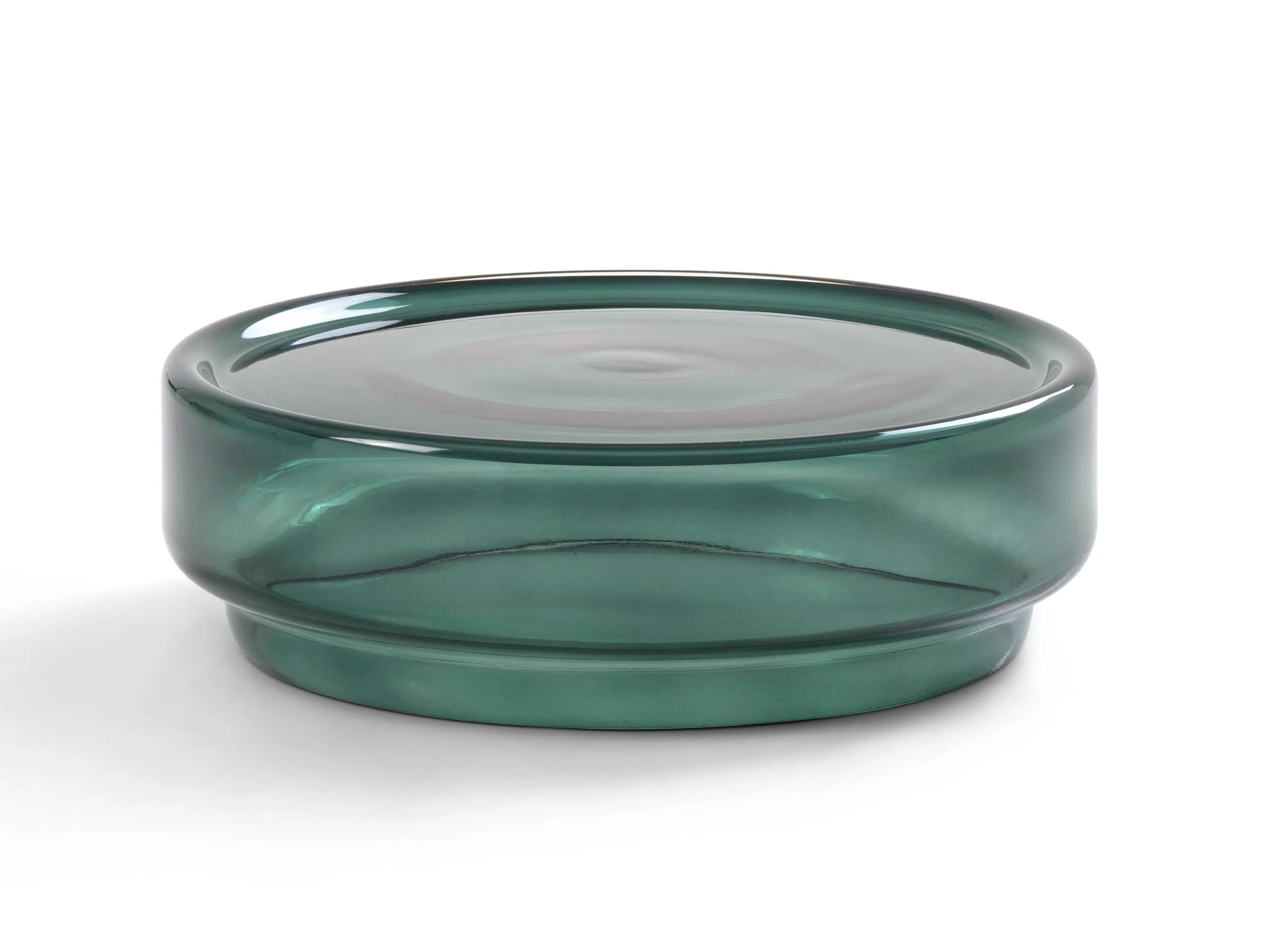 Низкий круглый журнальный столик из дутого стекла Billiani STACK 880 ARCH-00036354