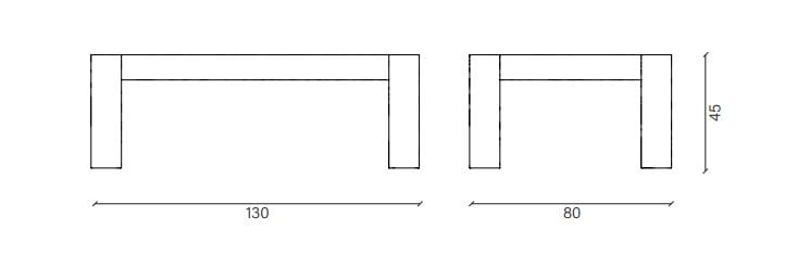 Низкий журнальный столик из дуба Devina Nais Бруклин ARCH-00121924 - Вид №1