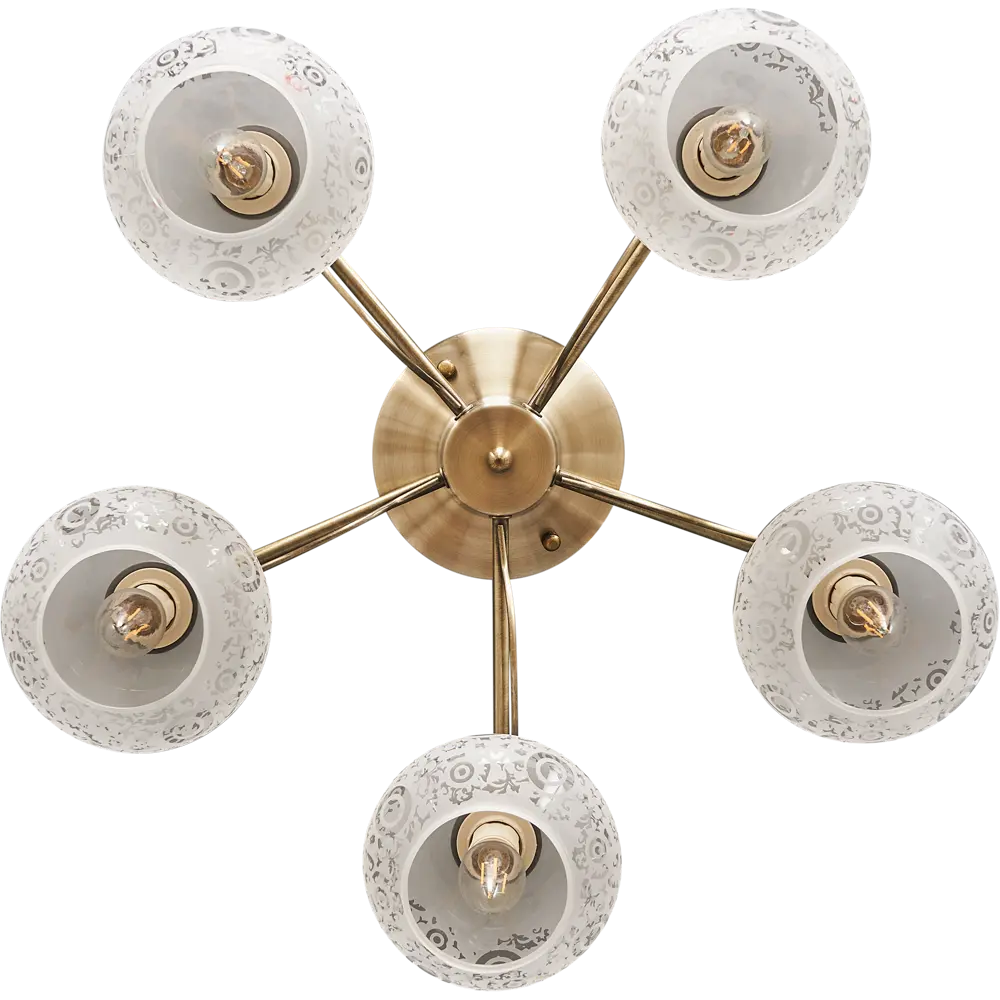 Люстра Josefin 5хЕ14х60 Вт цвет бронза LAMPLANDIA STLM-2212043 - Вид №1