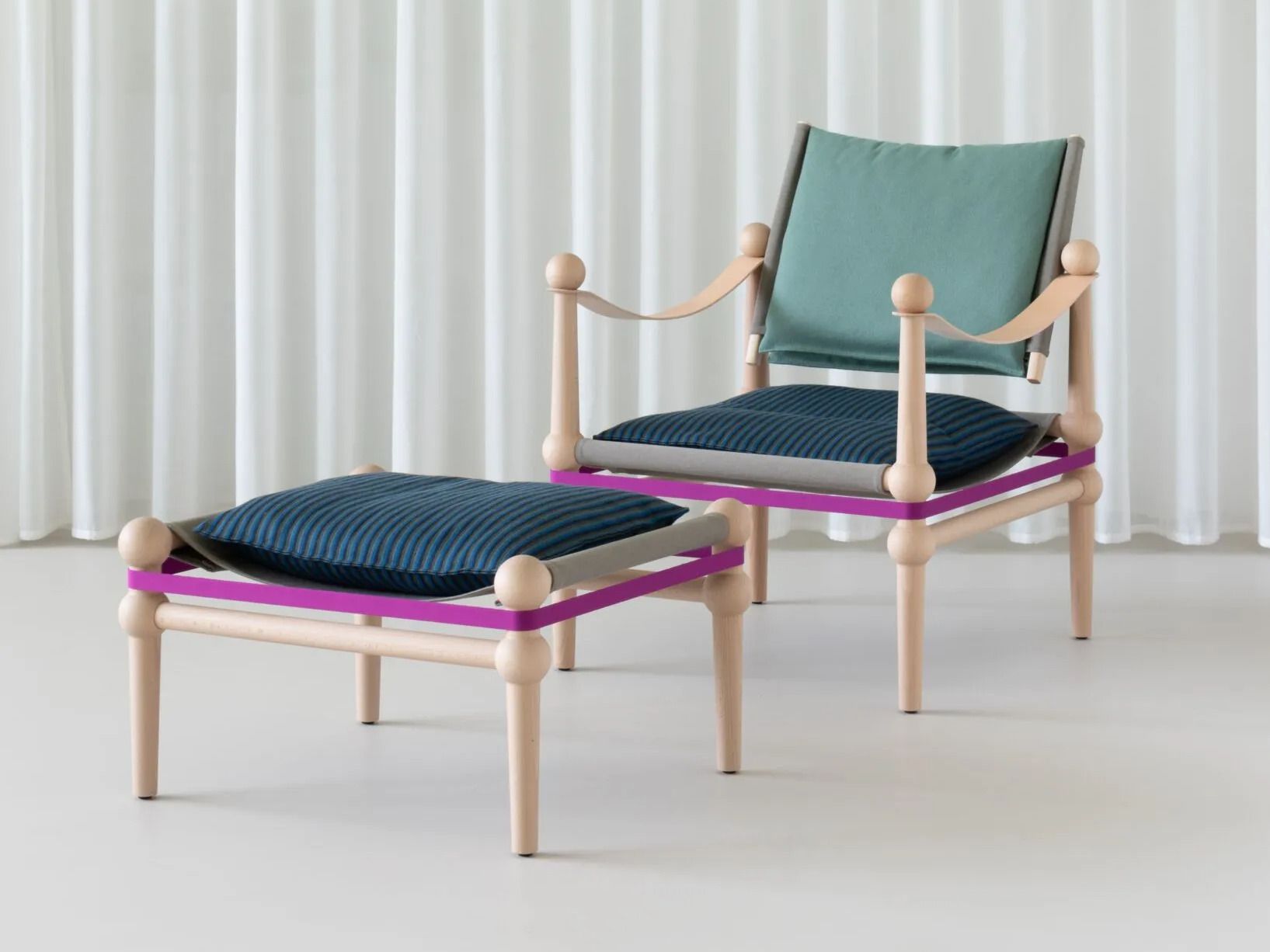 Съемный деревянный стул с подлокотниками Magis Twain ARCH-00120104 - Вид №2