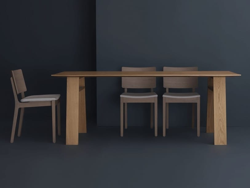 Деревянный прямоугольный стол ZEITRAUM Bondt ARCH-00134845 - Вид №3