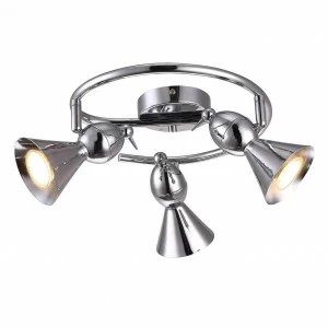 Спот потолочный цвета хром Arte Lamp Picchio A9229PL-3CC ARTE LAMP PICCHIO CHROME 00-3924235 Хром