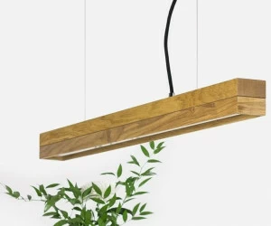 GANTlights Светодиодный подвесной светильник из дуба C