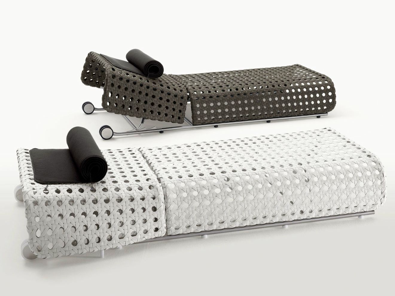 Поли лежак сад кровать с колесами B&B Italia Outdoor Canasta ARCH-00052740