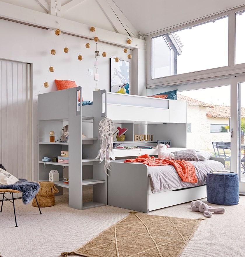 GAUTIER Кровать двухъярусная выдвижная на колесиках sun-id-1407465 - Вид №2