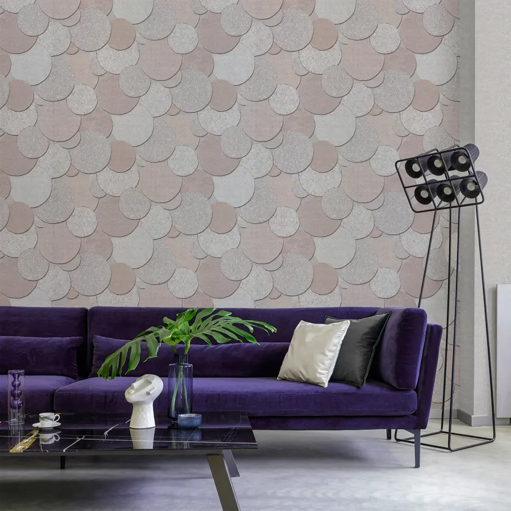 Обои виниловые Wall Decor Авалон серые 1.06 м 75101-65 88487101 STLM-2180701 - Вид №2
