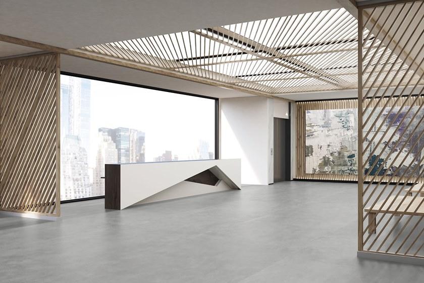 Arklam Спеченная керамическая плитка для стен / пола с эффектом бетона 12 & 6 mm sun-id-1473898 - Вид №2