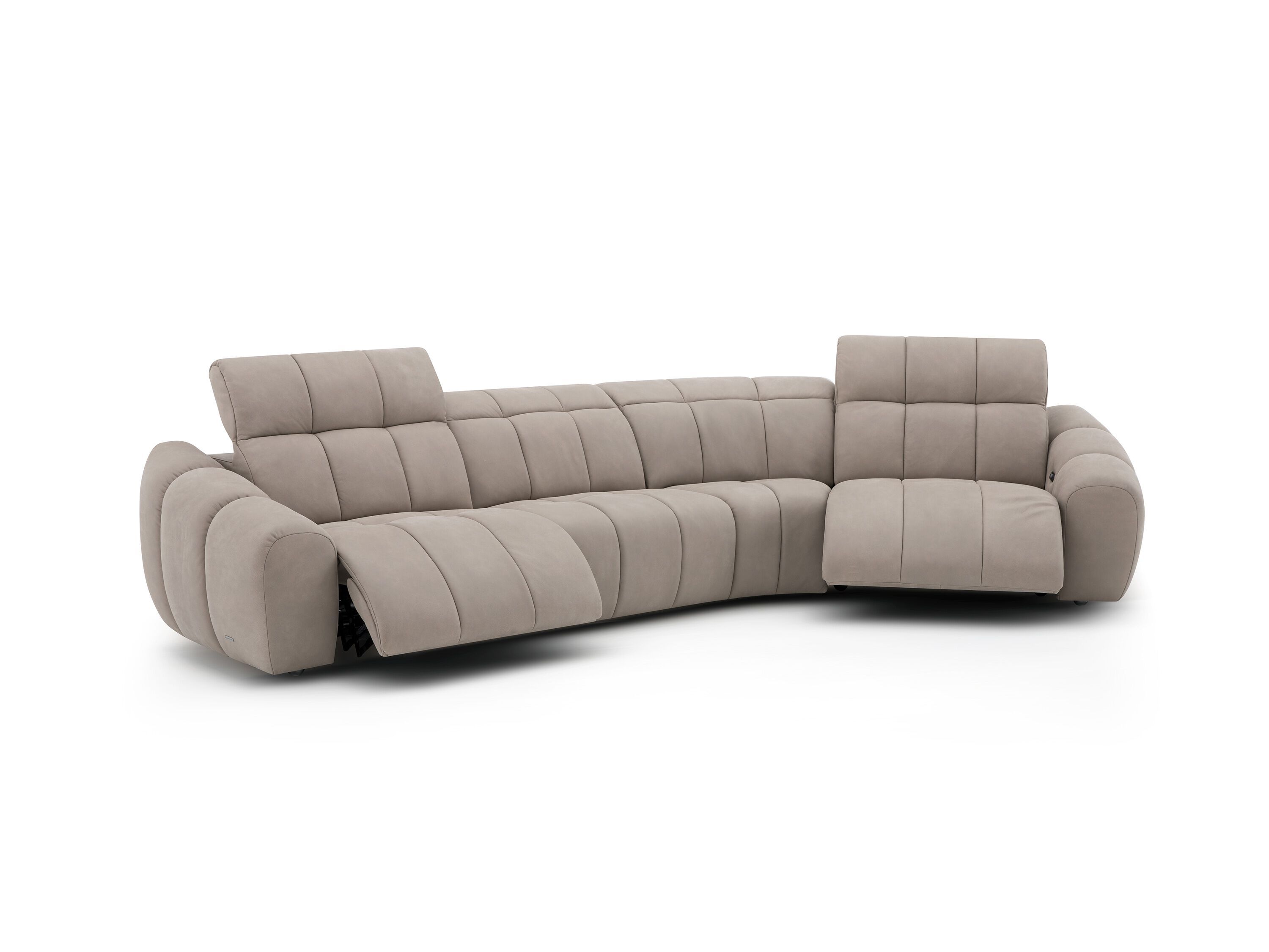 Модульный кожаный диван с электроприводом CAMPO DE' FIORI CHOCCO ARCH-00097049 - Вид №4