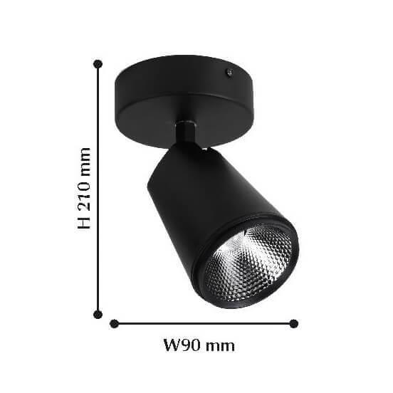 Спот потолочный черный Favourite Projector 1981-1U FAVOURITE PROJECTOR BLACK 00-3925358 Черный  - Вид №1