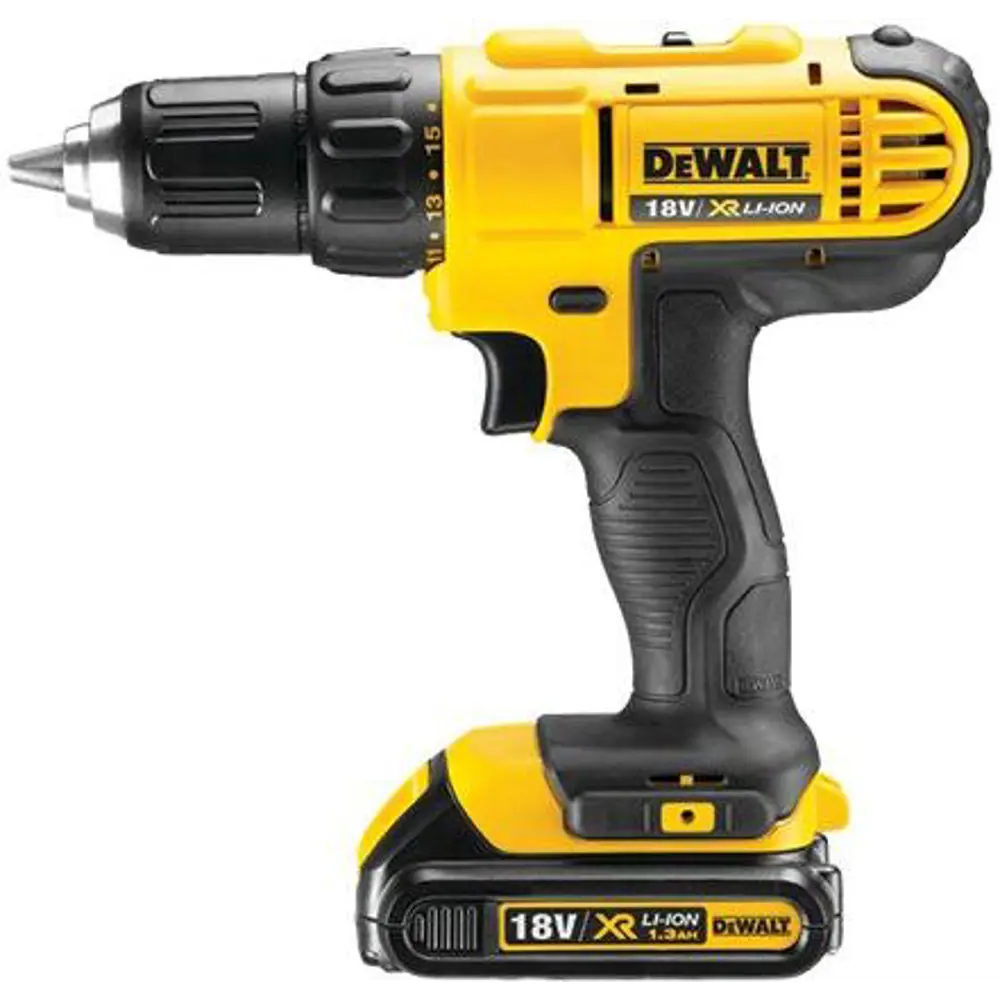 Дрель-шуруповерт аккумуляторная Dewalt DCD771C2-KS, 18 В Li-ion 2х1.3 Ач 85115555 STLM-2208981 