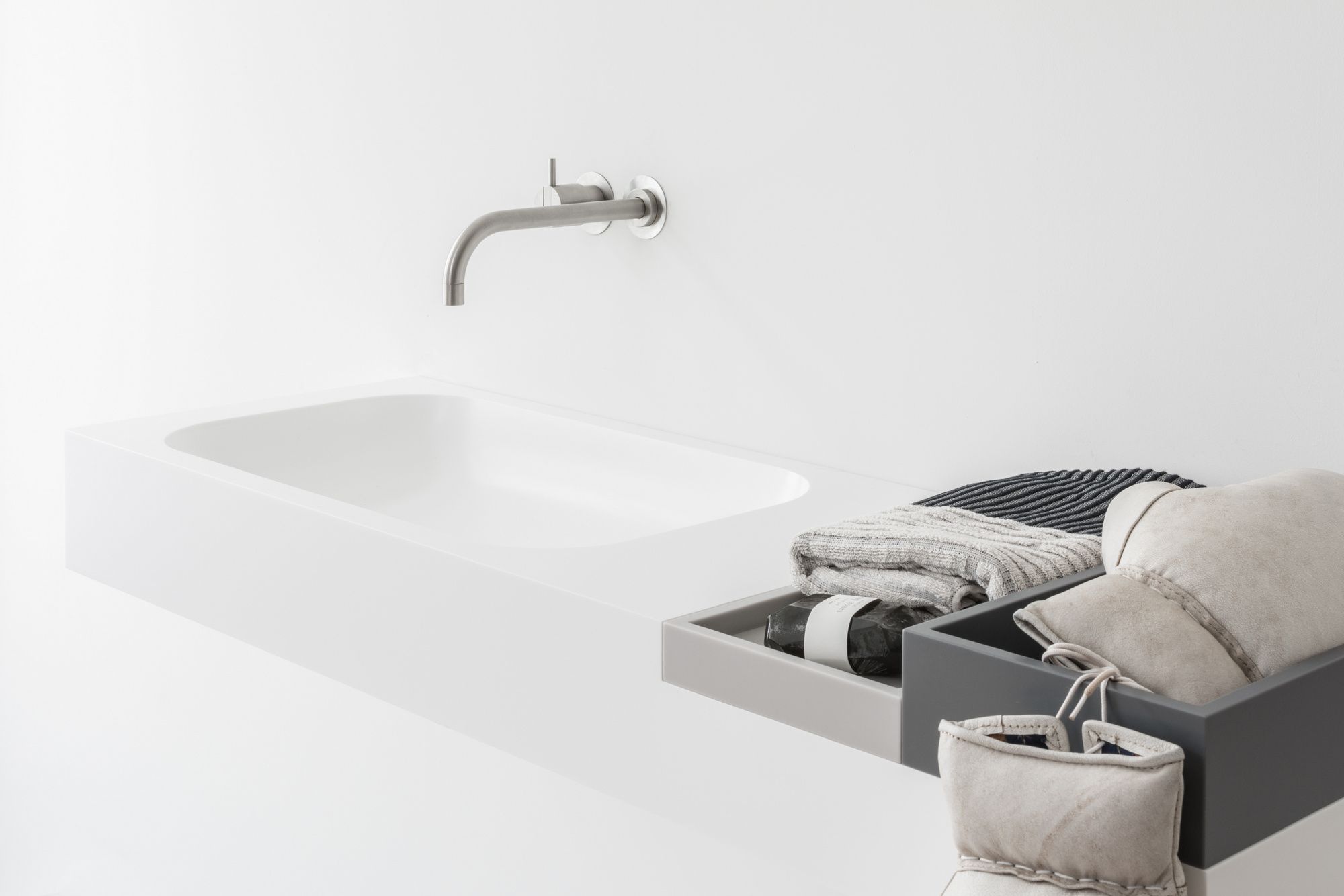 Прямоугольный подвесной умывальник в HIMACS Not Only White ARCH-00047505 - Вид №16