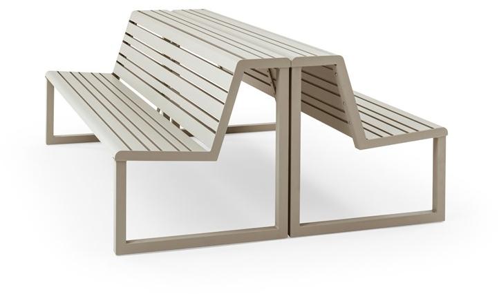 Urbantime Скамья со спинкой и двухместным сиденьем Ventiquattrore.h24 sun-id-1470050 - Вид №3