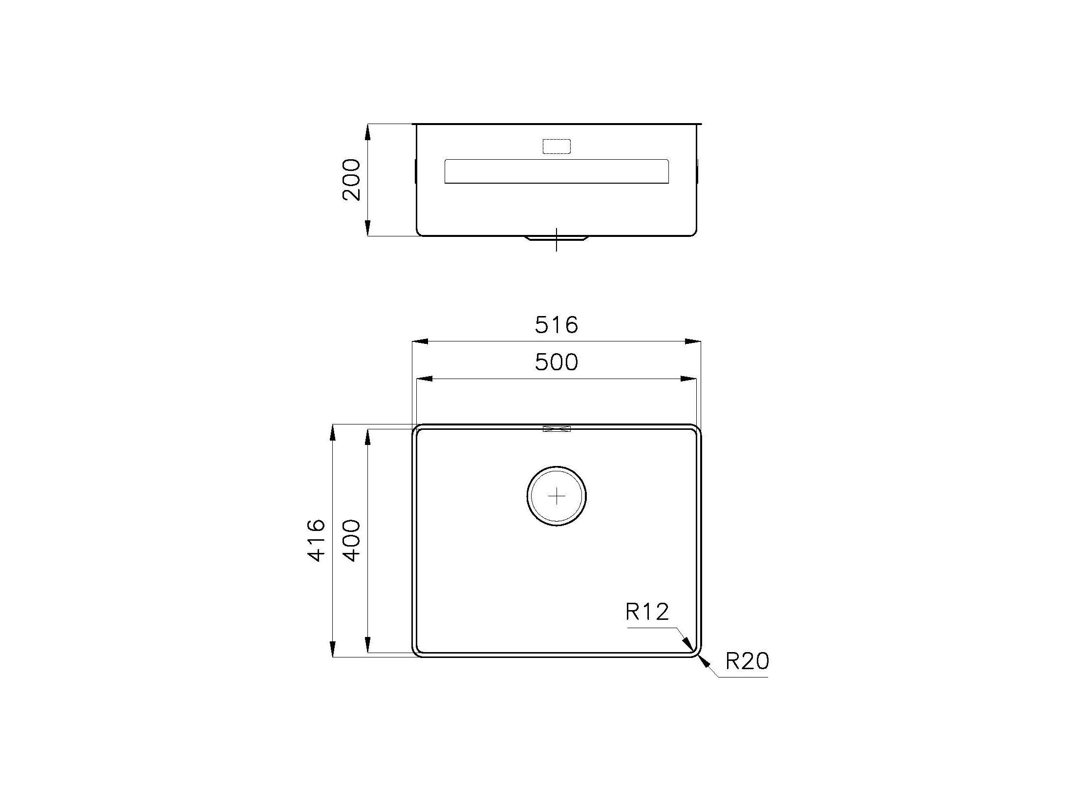 Раковина из нержавеющей стали Foster Phantom ARCH-00092347 - Вид №3