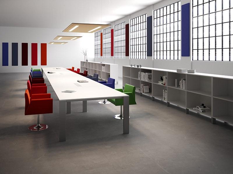 MASCAGNI Подвесная акустическая панель из ткани со встроенной подсветкой Sound sun-id-1437368 - Вид №4