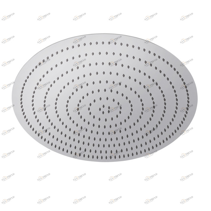 Рондо 50 см. лейка дождевого душа, без шаровой опоры. Расход 15 л / мин. при 3 барах.  Giro NOKEN 100090441  INOX MIRROR