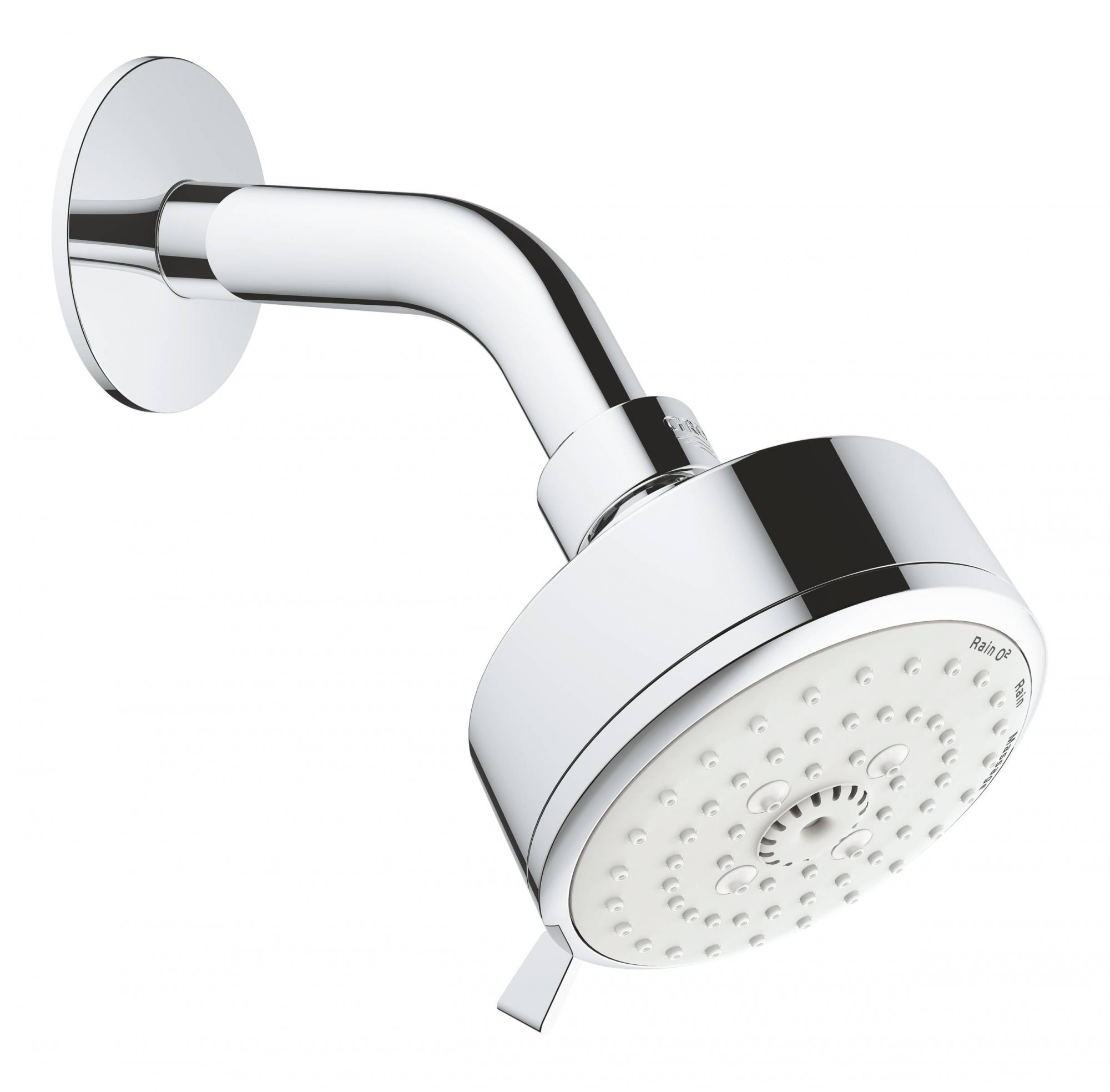 Верхний душ GROHE New Tempesta Cosmopolitan 100 III с кронштейном, хром (26090001)