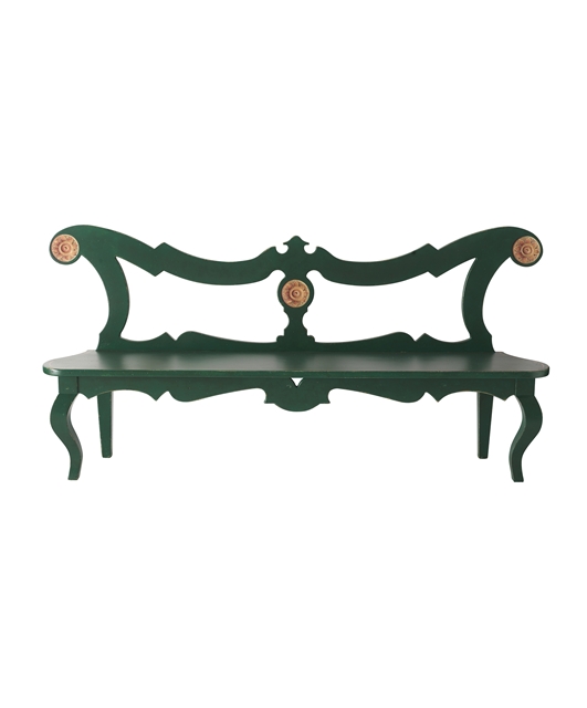 T1125 Tifernoit Скамья сабля с закругленными ножками Ingresso  - Вид №2