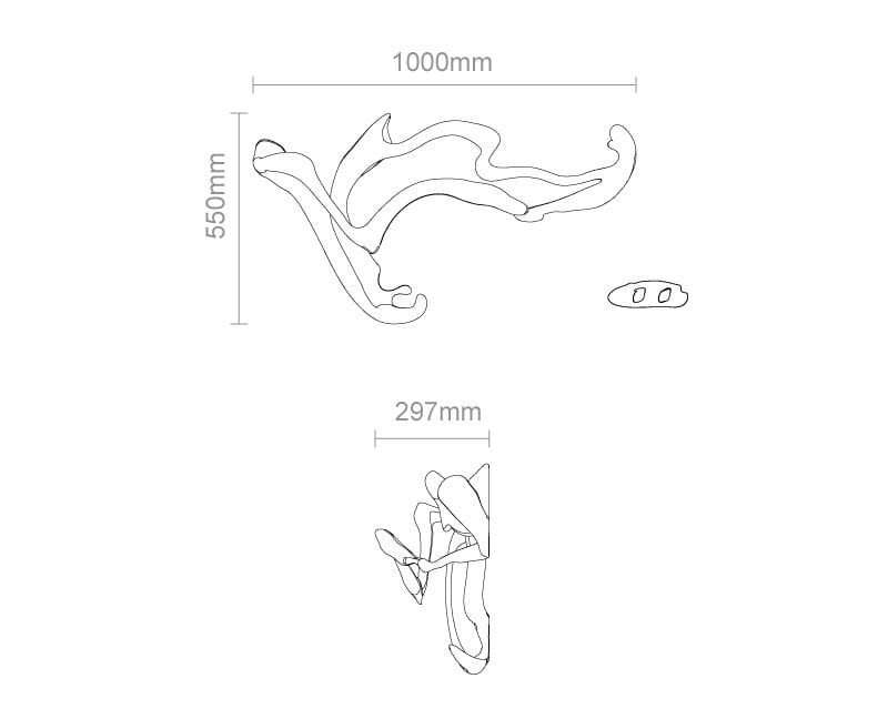 Полотенцесушитель из нержавеющей стали P&Bhusri Master Art Style ARCH-00043112 - Вид №5