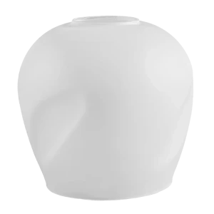 Плафон для люстры Nina Glass Ладера E27 мятый стеклянный, цвет белый