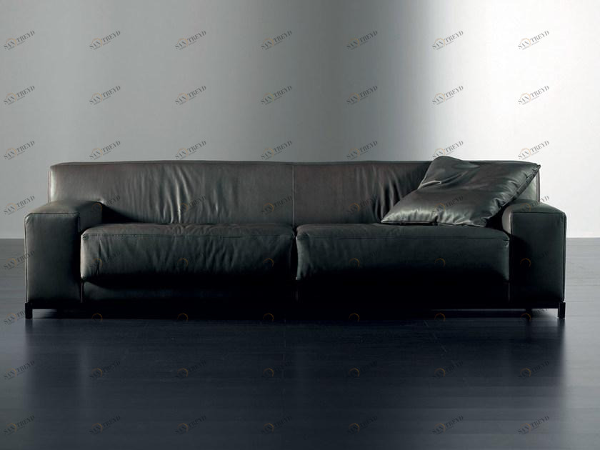 Meridiani 3-х местный кожаный диван Frieman sun-id-1506492