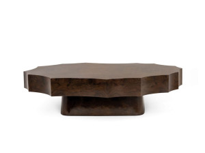 Прямоугольный журнальный столик из орехового дерева