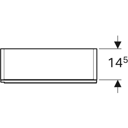 500.637.16.1 Высокий шкафчик Geberit Acanto с одной дверью Geberit  - Вид №2