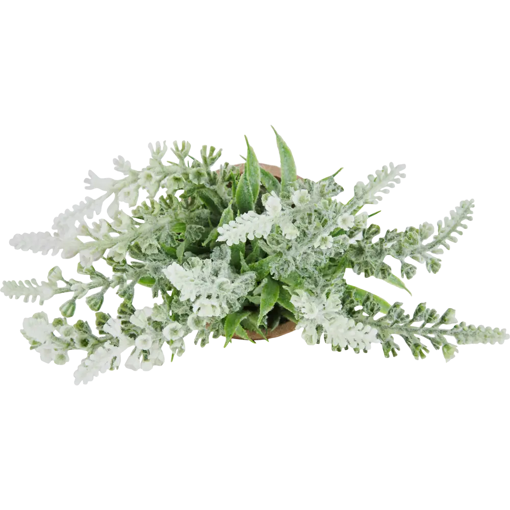 Santreyd - Искусственное растение белое для интерьера 17 см 84832666 STLM-0055812 - Вид №1