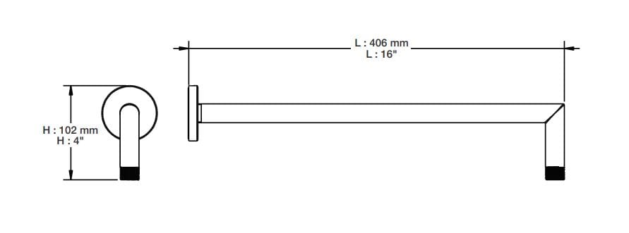Встраиваемый термостатический набор для ванны с ручным душем BARIL Zip B66 ARCH-00102162 - Вид №4