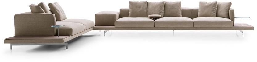 B&B Italia 3-х местный тканевый диван Dock sun-id-1376507 - Вид №2