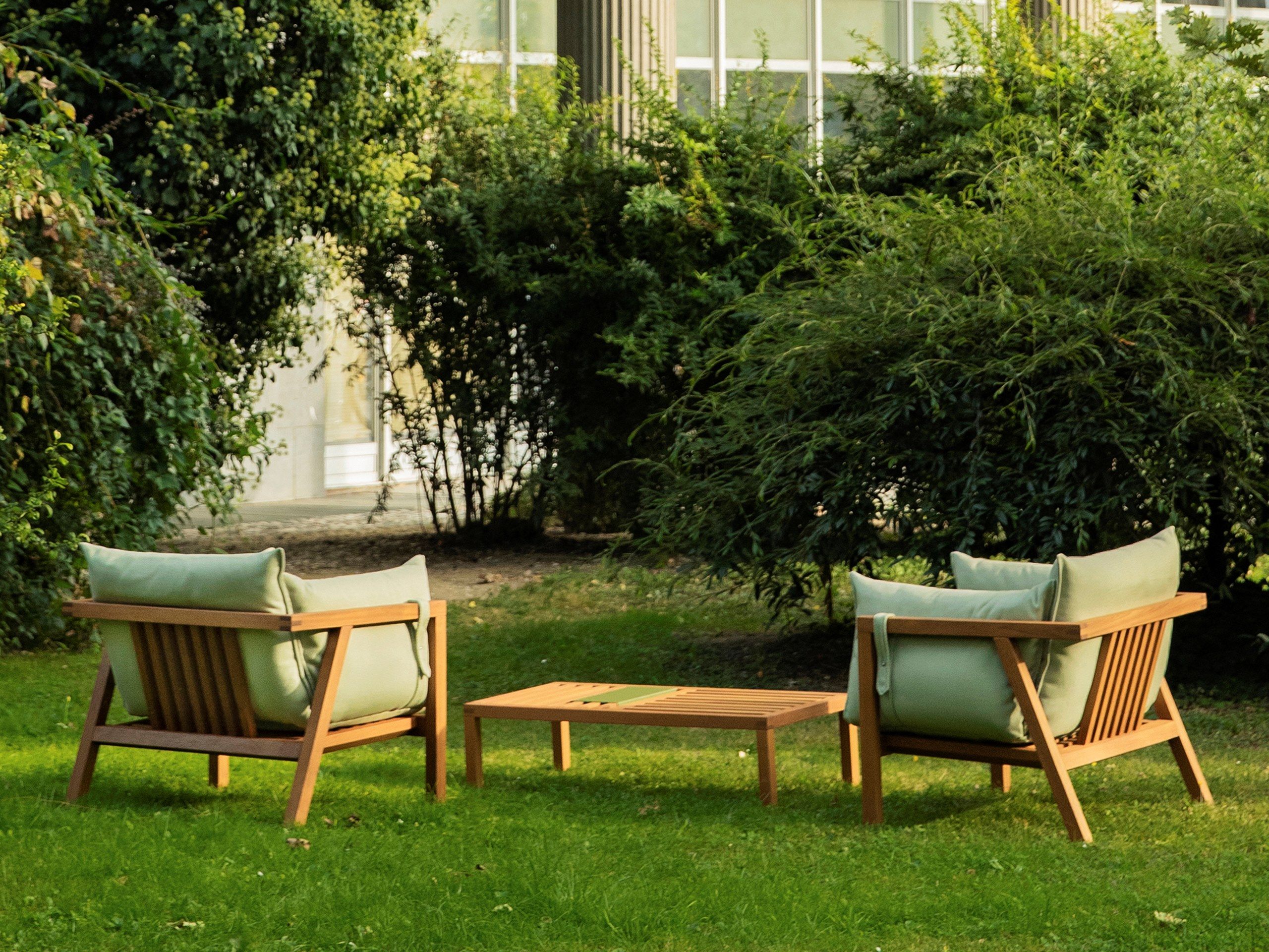 Мягкое тканевое садовое кресло с подлокотниками prostoria Umomoku ARCH-00038400 - Вид №2