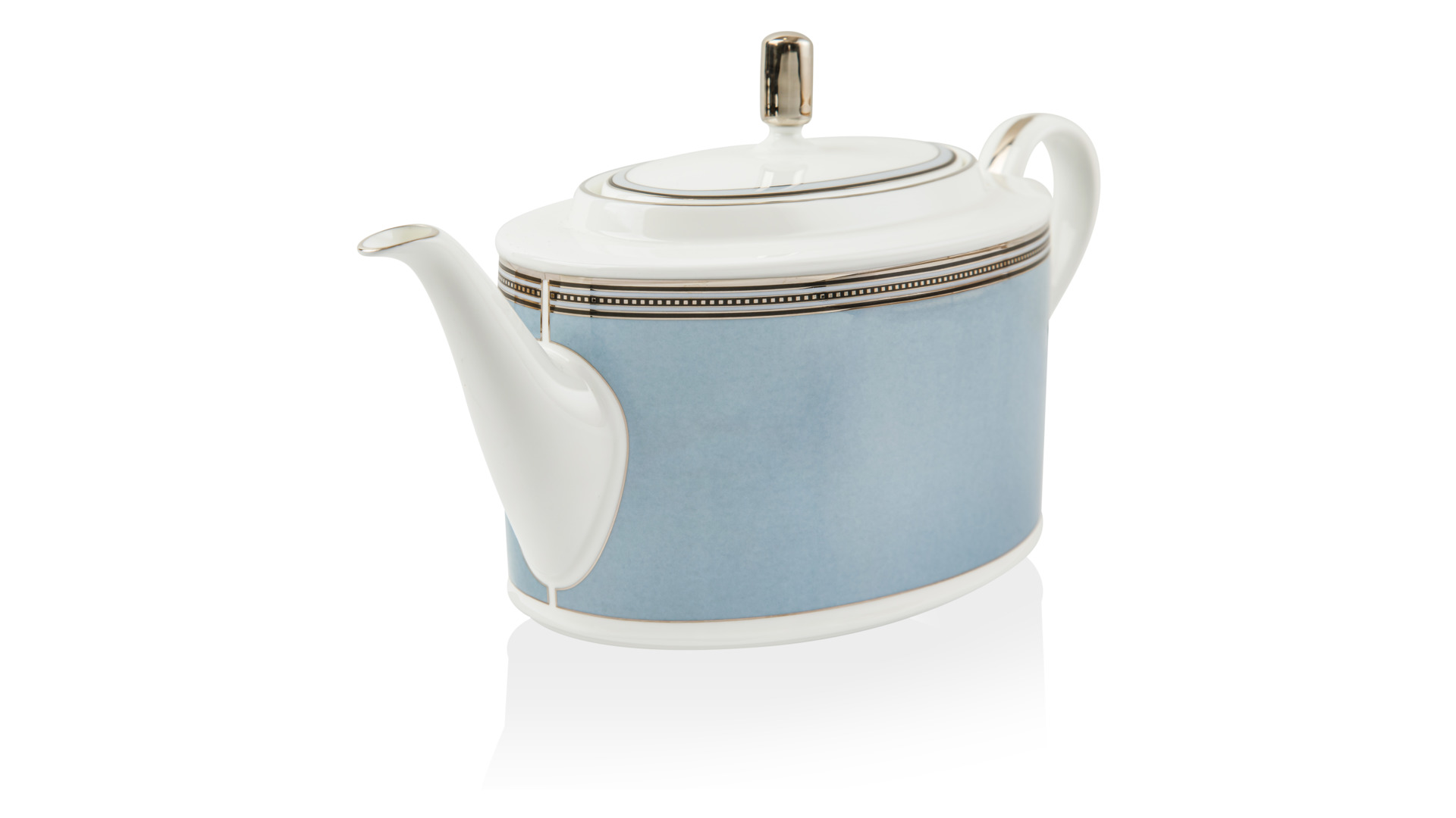 10672920 Noritake Сервиз чайный Noritake "Богарт платиновый" на 6 персон, 20 предмет Фарфор костяной  - Вид №4