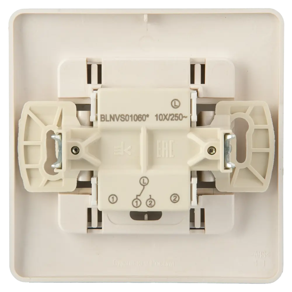 Выключатель проходной встраиваемый Systeme Electric Blanca 1 клавиша цвет титановый 84502361 STLM-2122868 - Вид №2