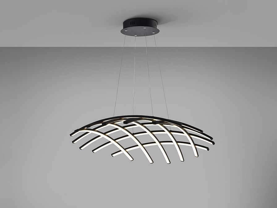 108965 Подвесной светильник 86Ø черный Schuller Trama - Вид №2