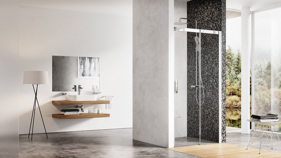 MSD2-110 R белая+транспарент Ravak 0WPD0100Z1 - Вид №1