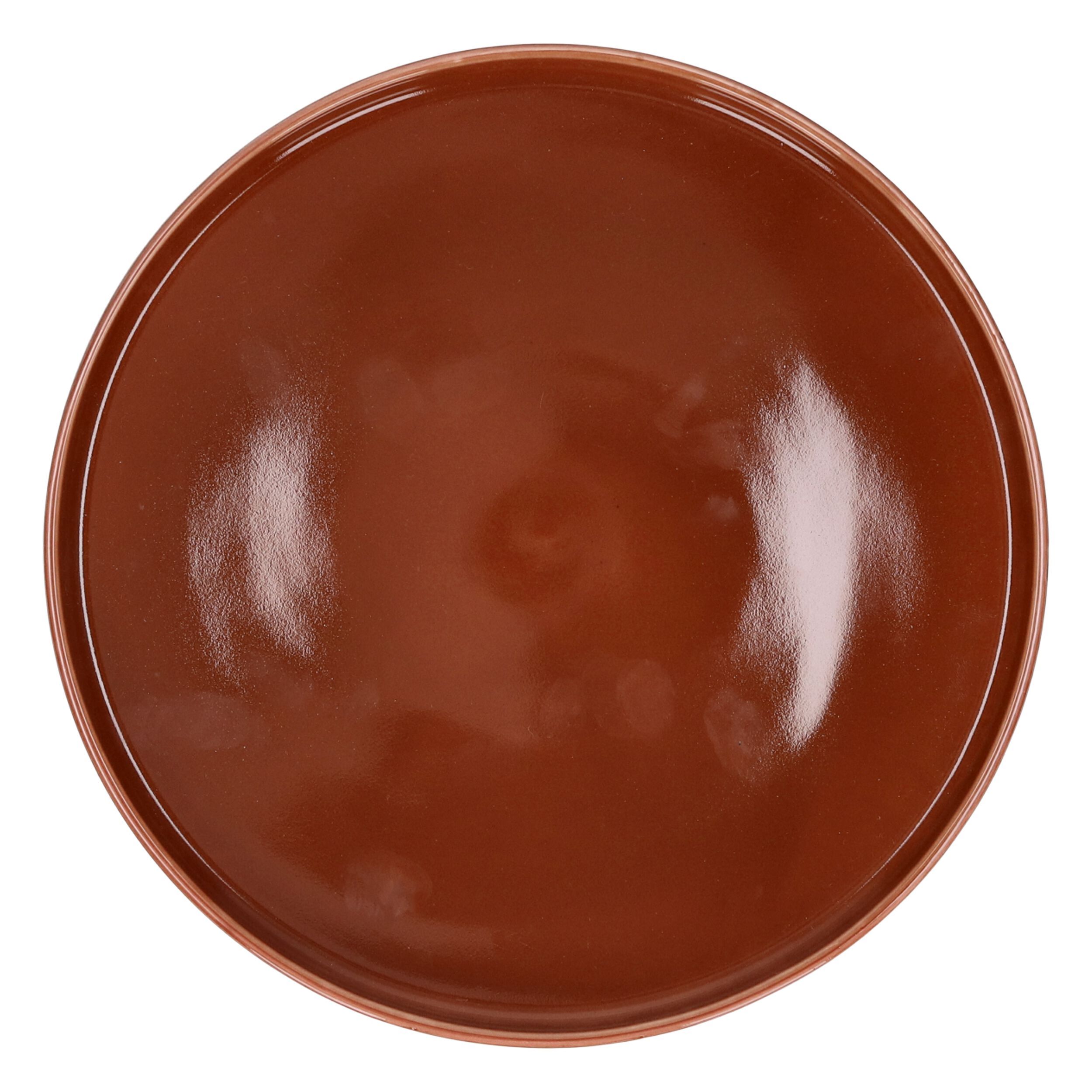 Фарфоровая плоская круглая тарелка POMAX Rasa ARCH-00004615