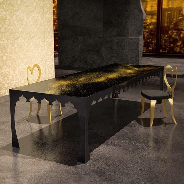 Unica by Tecnotelai Прямоугольный обеденный стол из закаленного стекла Le mille e una notte sun-id-1416882 - Вид №3