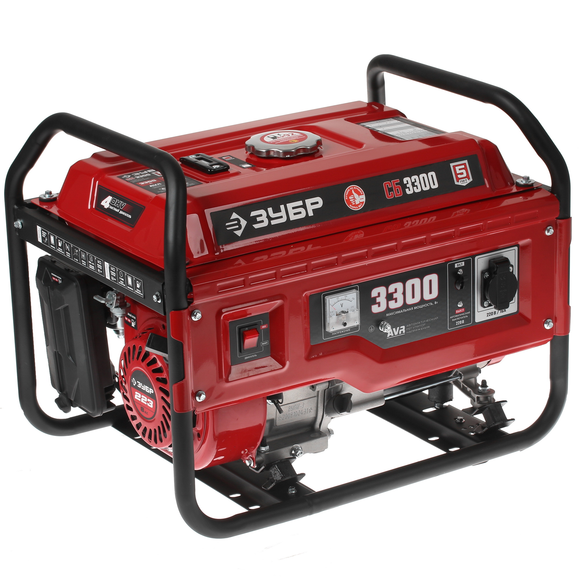 Электрогенератор   бензиновый Зубр СБ-3300 5307690 STDN-0089979
