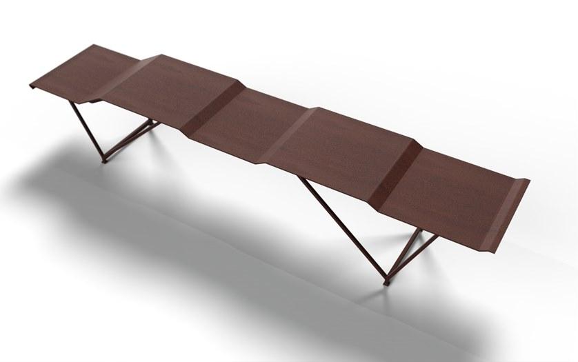 TrackDesign Скамья из стали Corten ™  Osp05078  - Вид №6