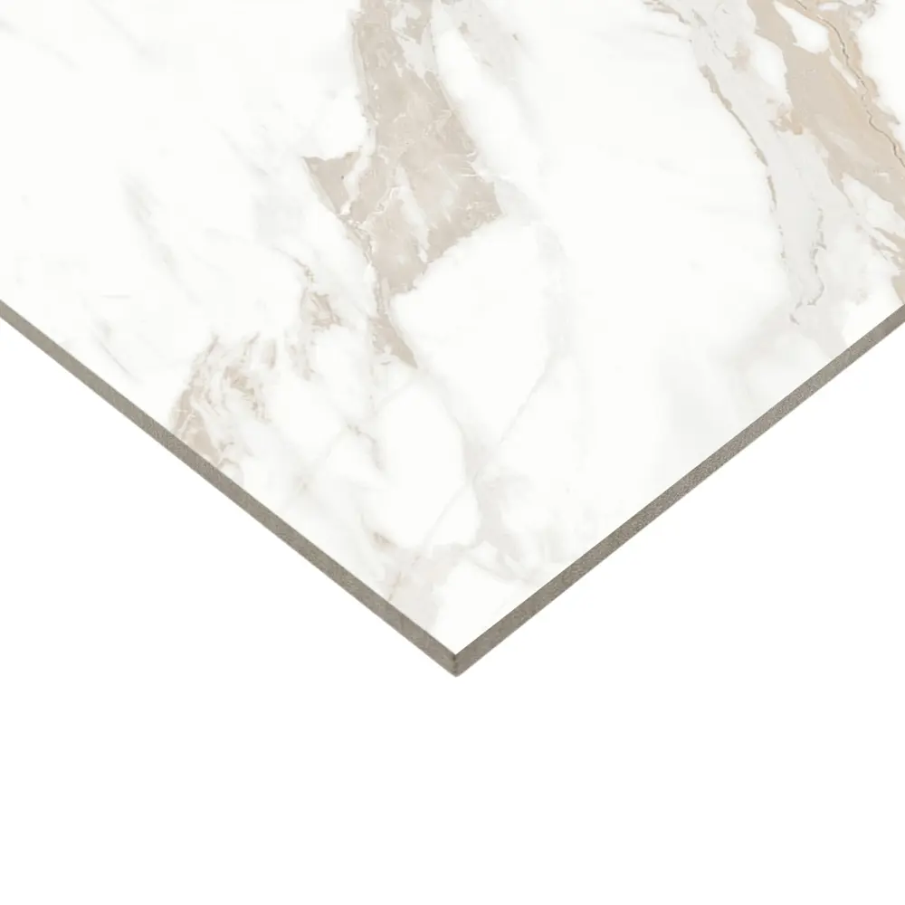Глазурованный керамогранит Alma Ceramica Calacatta Gold 04 60x60 см 1.8 м² матовый цвет белый 89458932 STLM-2203690 - Вид №3