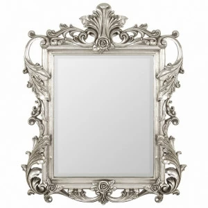 Зеркало настенное 83х65 см античное серебро Juno Silver ART-ZERKALO ДИЗАЙНЕРСКИЕ 00-3884105 Зеркальный;серебро